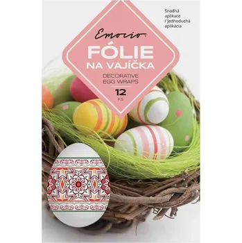 Emocio Folie na vajíčka 12 ks Velikonoční dekorace Emocio Folie na vajíčka 12 ks
