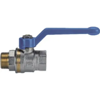Vodovodní kohout EFFEBI - Itálie | Kulový kohout (ventil) ASTER plnoprůtokový, MF, modrá páka - 5/4" 0805B