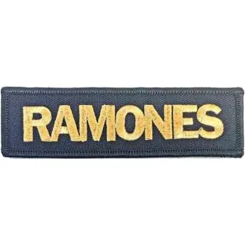Nášivka Merch Ramones: Nášivka Gold Logo Ramones