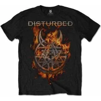 Pánské tričko Merch Disturbed: Tričko Burning Belief L