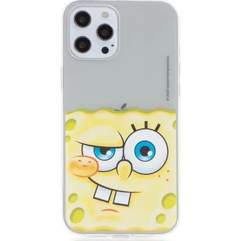 Pouzdro na mobilní telefon Kryt Sponge Bob pro Apple iPhone 12 Pro Max - gumový - potutelný Sponge Bob; NPCSBOB10301