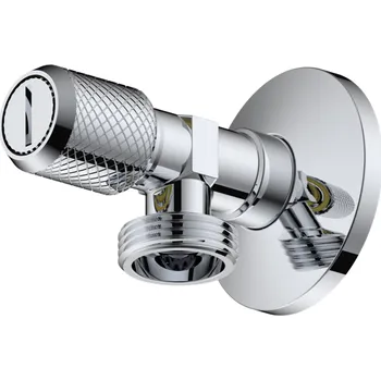 Ventil Ventil rohový 1/2"x3/4" vřetenový pračkový (roháček k myčce) s filtrem - chrom 352L CR