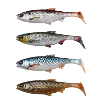 Umělá nástraha Savage Gear Gumová Nástraha 3D River Roach Clear Water Mix 4 ks Délka: 12cm, Varianta: 17g