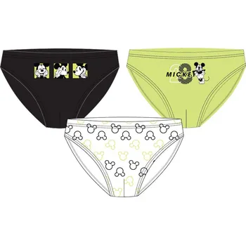 Chlapecké spodní prádlo Eplus Spodní prádlo - Mickey Mouse zelené 3 ks Velikost - děti: 110/116