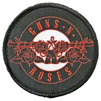 Nášivka Merch Guns N' Roses: Nášivka Red Circle Logo Guns N' Roses