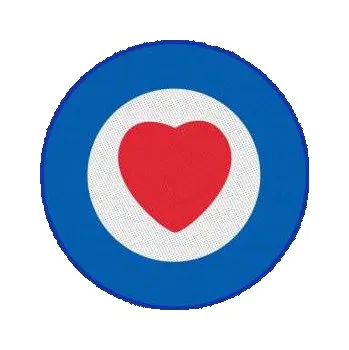 Nášivka Merch Generic Patches: Nášivka Heart Target