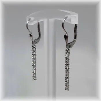 Náušnice bílé zlato