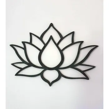 Obraz Lotos obraz Světle hnědá lazura