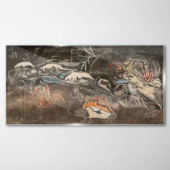 Obraz Coloray Obraz na skle Moderní gauguin abstrakce 100x50 cm osh2s-1233969