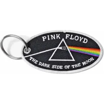 Merch Pink Floyd: Klíčenka Dark Side Of The Moon Oval White Border