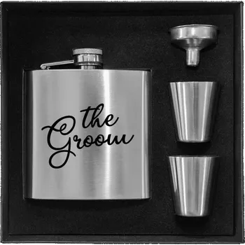 Placatka Placatka v krabičce The Groom - nápis