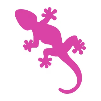 Samolepící dekorace Ještěrka 016 levá (16 - růžová) SAMOLEPKA NA AUTO, NÁLEPKA, FÓLIE, POLEP, TUNING, VLASTNÍ TEXT, TISK, AUTOSAMOLEPKY.cz, POLEPY, OBRÁZEK, LOGO, 3D STICKERS