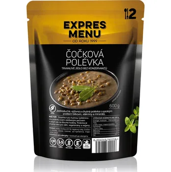 Hotové jídlo EXPRES MENU Čočková polévka 600 g