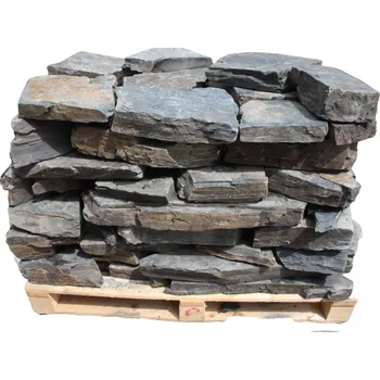 Sběratelství Přírodní štípaná břidlice Nera Grigio ke zdění tl. 50-200 mm, rozměr 10-80 cm (Břidlice ke zdění tl. 50-200 mm, rozměr 10-80 cm)