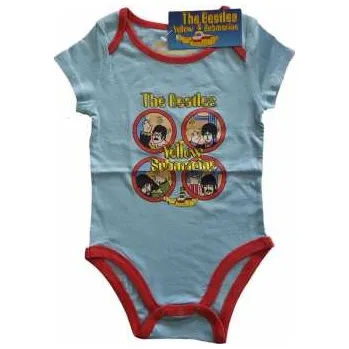 Chlapecké tričko Merch The Beatles: Dětské Body Yellow Submarine Portholes 12 měsíců
