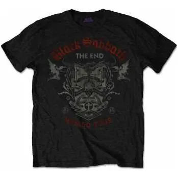 Merch Black Sabbath: Tričko The End Reading Skull S