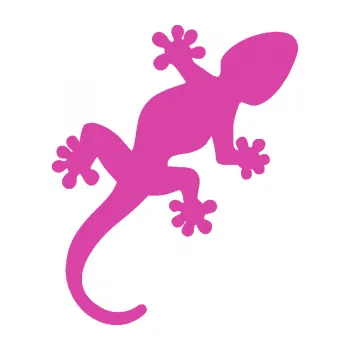 Samolepící dekorace Ještěrka 016 pravá (16 - růžová) SAMOLEPKA NA AUTO, NÁLEPKA, FÓLIE, POLEP, TUNING, VLASTNÍ TEXT, TISK, AUTOSAMOLEPKY.cz, POLEPY, OBRÁZEK, LOGO, 3D STICKERS