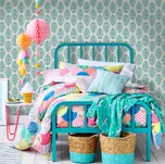 Coloray Fototapeta Subtilní Boho listy Samolepící Fototapeta Vliesová 250 x 250 cm coloraydecor-f-as-100887473