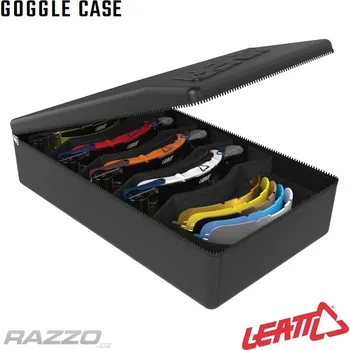 Motocyklové brýle Taška na brýle Leatt Goggle Case Velocity Black