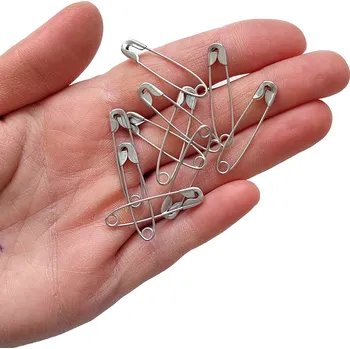 Spínací špendlíky 32mm/10ks, platina