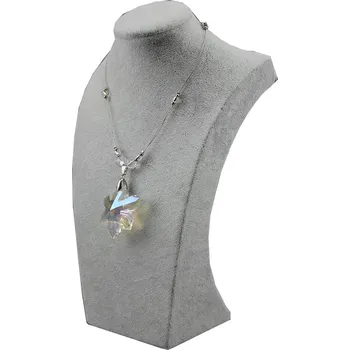 Šperkovnice Stojan, stojánek, dekolt na šperky výška 25cm samet (A185SM)