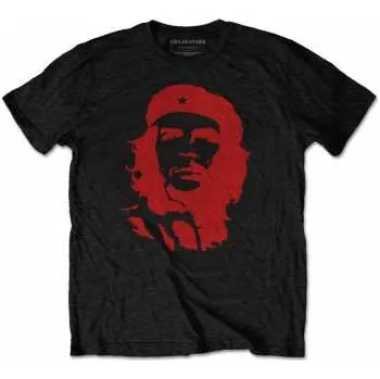 Pánská móda Merch Che Guevara: Tričko Red On Black L