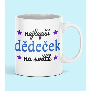 Hrnek keramický s potiskem Nejlepší dědeček na světě