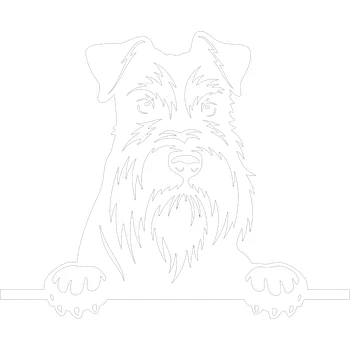 Samolepicí dekorace na vozidlo Samolepka na auto - Knírač 1 Oranžová Velikost A