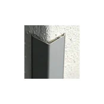 Stavební profil Hliníkový ochranný roh (nevrtaný) Stříbro E01