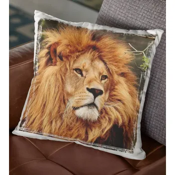Dekorativní polštářek Polštář Lev 29 x 29 cm