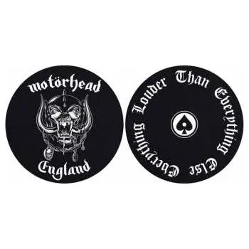 Hi-Fi komponenty Merch Motörhead: Slipmat Set England / Louder 2017