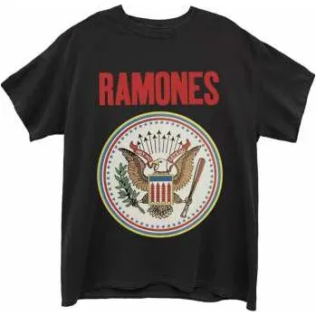 Pánská móda Merch Ramones: Tričko Full Colour Seal XL