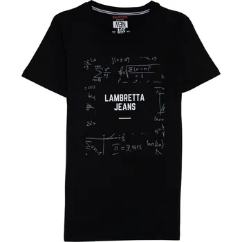 Pánské tričko LAMBRETTA Logo tričko S Černá