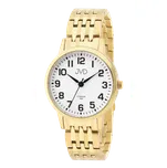 JVD Pánské náramkové zlacené titanové antialergické hodinky JVD JE5001.3 (JVD Pánské náramkové zlacené titanové antialergické hodinky JVD JE5001.3)