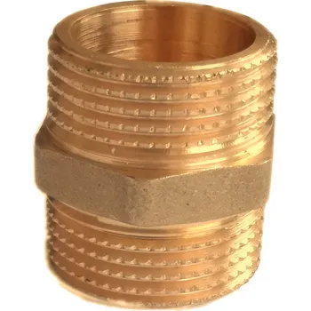 Fitinka EFFEBI - Itálie | Vsuvka mosazná (dvojnipl) vnější závity nipl - MOSAZ - EFFEBI - 6/4" TOF LINK 280