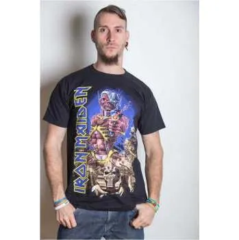 Pánské oblečení Merch Iron Maiden: Tričko Somewhere Back In Time XL 2020