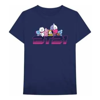 Pánské tričko Merch Bt21: Tričko Space Wappen Logo Bt21 S 2022