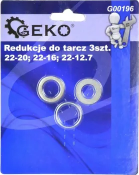 Geko G00196 redukční kroužek na kotouče 3 ks