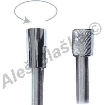 Sprchová hadice Sprchová hadice plastová s kovovým efektem (hadička ke sprše) - 150cm 6690C