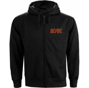 Pánská mikina Merch AC/DC: Dámská Mikina Na Zip Logo Ac/dc L 2022