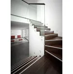 Schodový profil 21,5 x 21 mm pro krytiny do 9 mm (narážecí / šroubovací) Im. nerezu kart. F2G