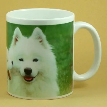 Hrnek se psem Samojed