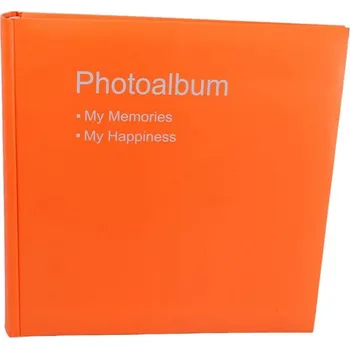 Fotoalbum Fotoalbum na růžky 30x30/100 stran CONCEPTION oranžové kph