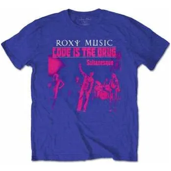 Pánské oblečení Merch Roxy Music: Tričko Love Is The Drug M
