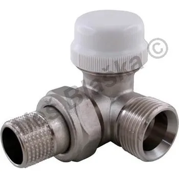Ventil Termostatický radiátorový ventil rohový s eurokonusem (k radiátoru, žebříku) - 1/2" 418P pravý