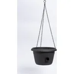PLASTIA s.r.o. Samozavlažovací žardina SIESTA s řetízkem 35cm antracit