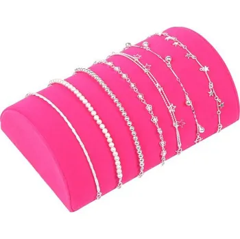 Šperkovnice Stojánek, dekolt na řetízky růžový (A1RU)