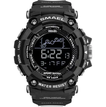 Hodinky Sportovní digitální hodinky Smael 1802 černé Skladem v ČR