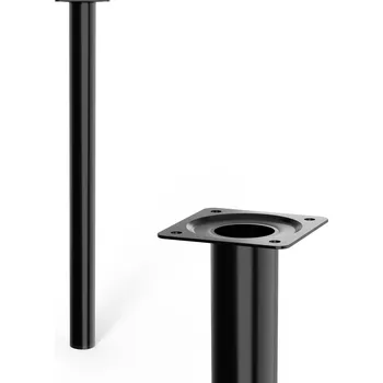 Nábytkové kování Walteco Nábytková noha kulatá, průměr 30mm, výška 400mm, černá