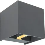 Svítidlo GLOBO 34168 VERONIKA, LED 1x6W, 315lm, 3000K, hliník antracit, venkovní nástěnné